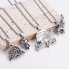 Wholesale Stainless Steel Ship Anchor Cross Truck Pendant Necklace For Men With Geometric Style And Polishing Process