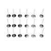 Wholesale Stainless Steel Simple Geometric Electroplated Diy Handmade Antiallergic Ear Needle Accessories
