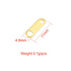 Wholesale Stainless Steel Simple Geometric Style Electroplated Bracelet Necklace Chain Pendant Diy Accessories