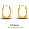 Wholesale Stainless Steel Simple Geometric Ushaped Electroplated Women's Earrings