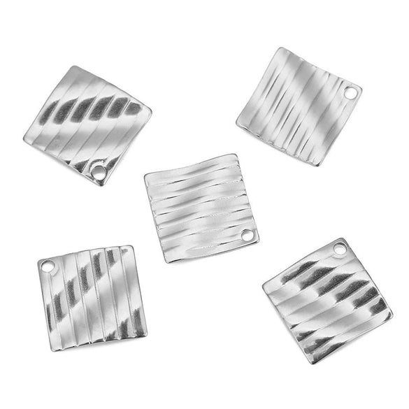 Wholesale Stainless Steel Simple Style Curved Star Love Earrings And Necklace Pendant With Surface Grain Pattern And Electroplating Process Accessories