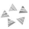 Wholesale Stainless Steel Simple Style Curved Star Love Earrings And Necklace Pendant With Surface Grain Pattern And Electroplating Process Accessories