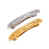 Wholesale Stainless Steel Simple Style Electroplated Spring Clip Hairpin For Women