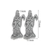 Wholesale Stainless Steel Skull Sickle Crown Pendant Necklace Vacuum Plated 18K Gold Cartoon Character Style