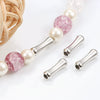 Wholesale Stainless Steel Slub Beaded Handmade Necklace Accessories
