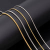 Wholesale Stainless Steel Snake Bone Chain Fashion Geometric Style Jewelry