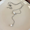 Wholesale Stainless Steel Snake Bone Chain Geometric Style Necklace For Women With Electroplating Processing
