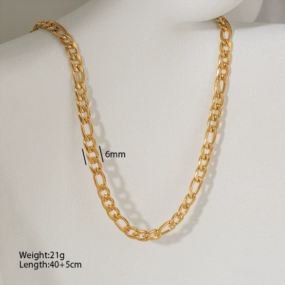 Wholesale Stainless Steel Snake Bone Chain Necklace With Ushape And Cartoon Characters Electroplated Unisex
