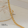 Wholesale Stainless Steel Snake Bone Chain Necklace With Ushape And Cartoon Characters Electroplated Unisex