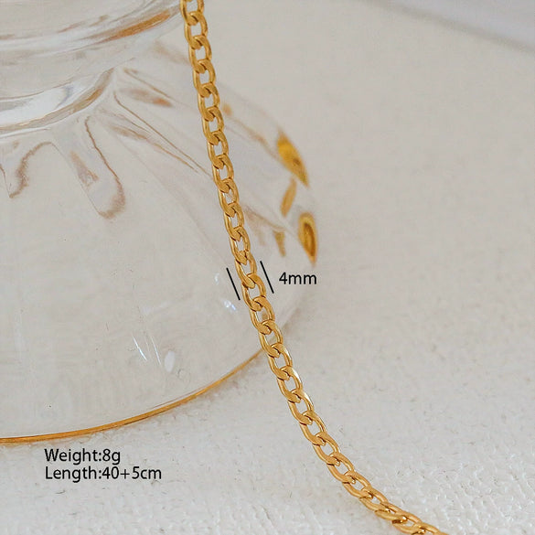 Wholesale Stainless Steel Snake Bone Chain Necklace With Ushape And Cartoon Characters Electroplated Unisex