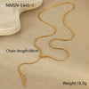 Wholesale Stainless Steel Snake Bone Necklace With Geometric And Animal Pattern 18K Gold Plated For Women