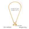 Wholesale Stainless Steel Snake Chain Necklace With Heartshaped Pendant And Pvd Vacuum Plating Inlay For Women