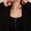 Wholesale 316L Stainless Steel Snake Head Necklace With Geometric Pattern And Electroplating Design Fashion Style For Women