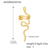 Wholesale Stainless Steel Snakeshaped Open Ring For Women With Electroplating Highend Hand Jewelry