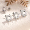 Wholesale Stainless Steel Snowflake Ear Nail Fashion Natural Style Polishing Diy Hand Earrings Accessories