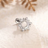 Wholesale Stainless Steel Snowflake Ear Nail Fashion Natural Style Polishing Diy Hand Earrings Accessories