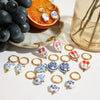 Wholesale Stainless Steel Spring And Summer Earrings With Geometric Design Electroplated Jewelry For Women