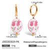 Wholesale Stainless Steel Spring And Summer Earrings With Geometric Design Electroplated Jewelry For Women