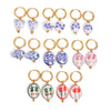 Wholesale Stainless Steel Spring And Summer Earrings With Geometric Design Electroplated Jewelry For Women