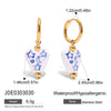 Wholesale Stainless Steel Spring And Summer Earrings With Geometric Design Electroplated Jewelry For Women