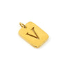 Wholesale Stainless Steel Square Hollow Letter Pendant Necklace Cutting Process Fashion Style