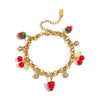 Wholesale Stainless Steel Stacked Pearl Bracelet With Geometric Pattern Electroplated Light Luxury High End Women's Jewelry