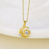 Wholesale Stainless Steel Star And Moon Pendant Ochain Necklace Electroplated Unisex