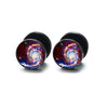 Wholesale Stainless Steel Star Pattern Retro Round Barbell Fashion Personality Ear Clip Earrings For Men And Women