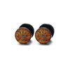 Wholesale Stainless Steel Star Pattern Retro Round Barbell Fashion Personality Ear Clip Earrings For Men And Women