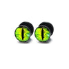 Wholesale Stainless Steel Star Pattern Retro Round Barbell Fashion Personality Ear Clip Earrings For Men And Women