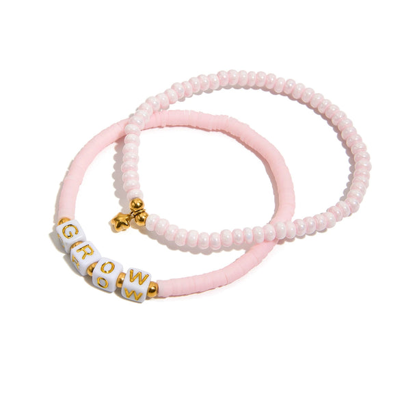 Wholesale Stainless Steel Star Patterned Pendant Elastic Rope Bracelet Fashion Jewelry For Women With Electroplating