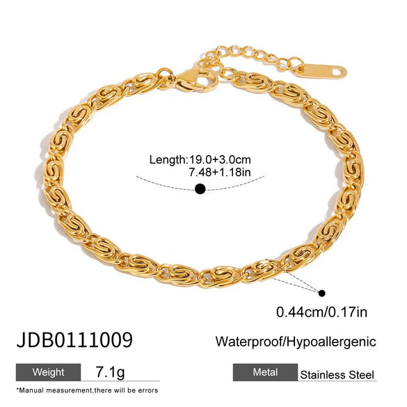 Wholesale Stainless Steel Star Patterned Pendant Elastic Rope Bracelet Fashion Jewelry For Women With Electroplating