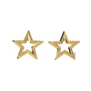 Wholesale Stainless Steel Star Shape Retro Style Electroplating Earrings For Women