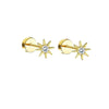 Wholesale Stainless Steel Star Shape Women's Trendy Light Luxury Highend Sense Piercing Earrings