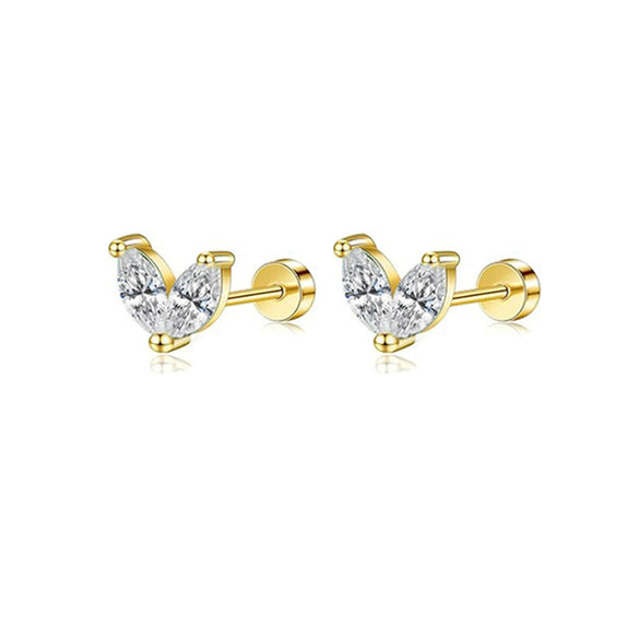 Wholesale Stainless Steel Star Shape Women's Trendy Light Luxury Highend Sense Piercing Earrings