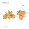 Wholesale Stainless Steel Starfish Earrings With Geometric Design And Electroplating Treatment For Women