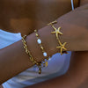 Wholesale Stainless Steel Starfish Geometric Animal Style Electroplated Bracelet For Women