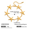 Wholesale Stainless Steel Starfish Geometric Animal Style Electroplated Bracelet For Women