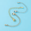 Wholesale Stainless Steel Tail Chain Jewelry Accessories With Doubleheaded Lobster Buckle And Electroplating Process