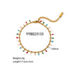 Wholesale Stainless Steel Tassel Chain Color Necklace And Exquisite Luxury Bracelet Jewelry Suit With Pvd Furnace Real Gold Electroplating