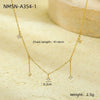 Wholesale Stainless Steel Tassel Pendant Clavicle Necklace Jewelry With Electroplating