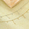 Wholesale Stainless Steel Tassel Pendant Clavicle Necklace Jewelry With Electroplating