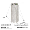 Wholesale Stainless Steel Tassel Ring With Geometric Design And 18K Gold Plated Electroplating For Women