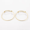 Wholesale Stainless Steel Titanium Steel Coil Pushpull Telescopic Adjustable Electroplated Bracelet