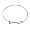 Wholesale Stainless Steel Titanium Steel Coil Pushpull Telescopic Adjustable Electroplated Bracelet