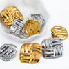 Wholesale Stainless Steel Titanium Steel Earrings With Conch Love Pattern Electroplating For Female Light Luxury Fashion Style