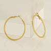 Wholesale 316L Stainless Steel Titanium Steel Geometric Earrings 18K Gold Plated Electroplated For Women Trendy Classic Fashion Allmatch Design