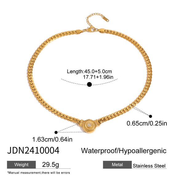 Wholesale Stainless Steel Titanium Steel Geometric Love Pendant Necklace Electroplated For Women