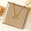 Wholesale Stainless Steel Treeshaped Ring Necklace With Mixed Gemstone Pendant Electroplated Simple Style For Women