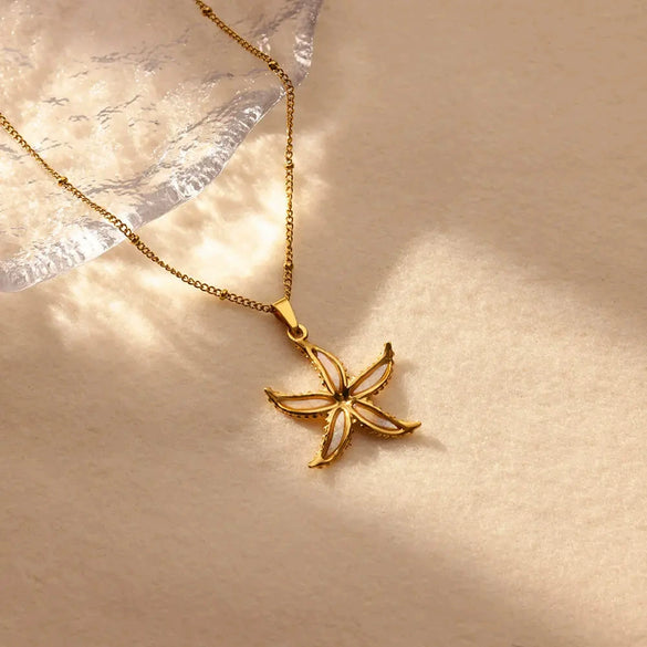 Wholesale Stainless Steel Turtle Pendant Necklace With Cross Chain And Electroplating Processing
